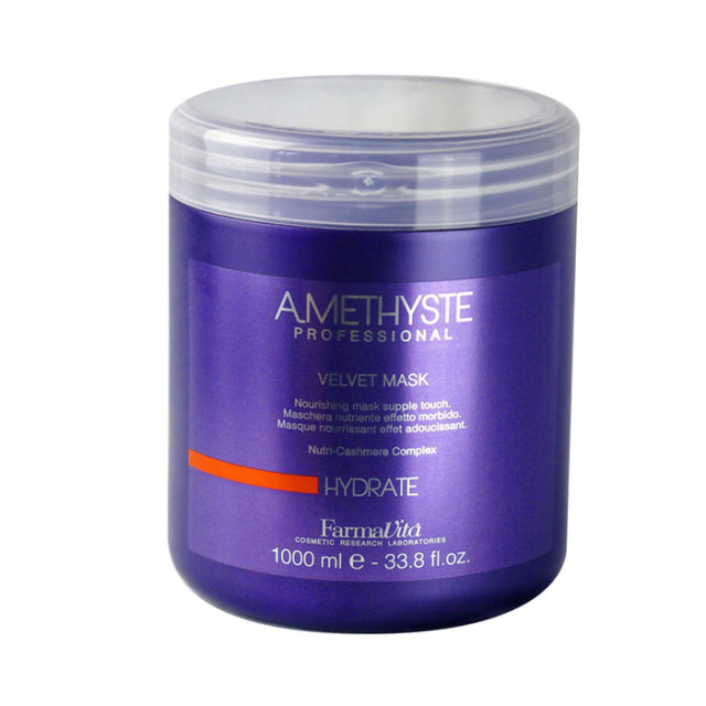 Хидратираща маска за суха и изтощена коса FarmaVita Amethyste Hydrate Mask 1000ml