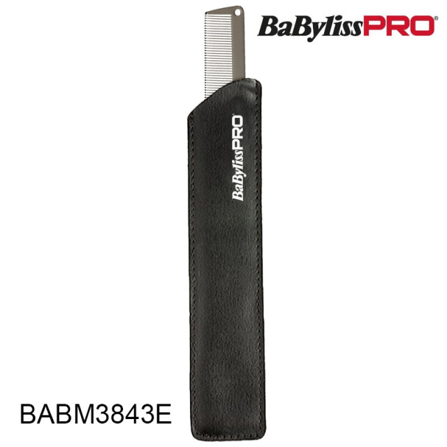 Професионален метален гребен Babyliss PRO Gunsteel Comb BABM3843E - 19 см