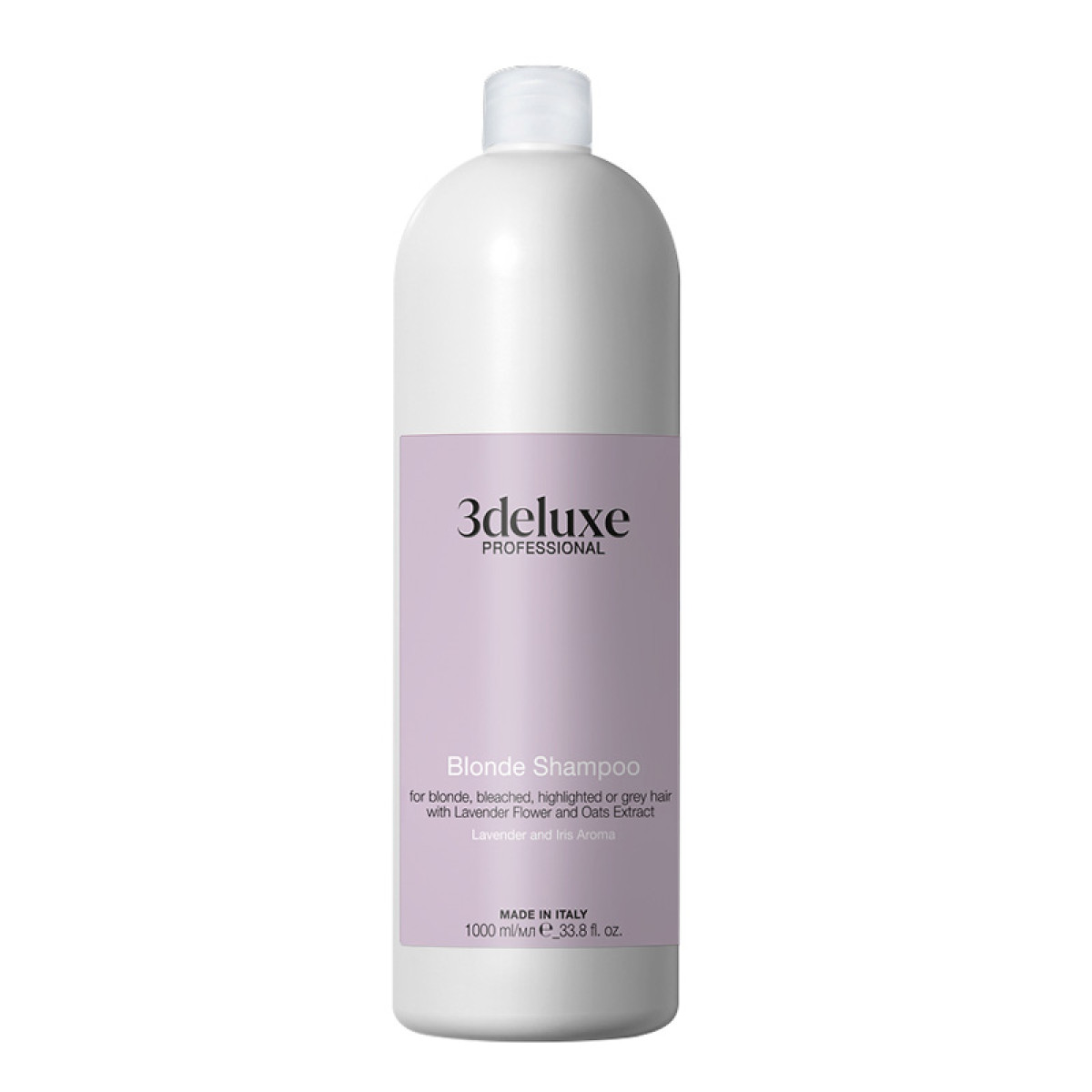 Хидратиращ шампоан за руса коса 3DeLuXe Рrofessional Blonde Shampoo 1000ml Хидратиращ шампоан за руса коса 3DeLuXe Рrofessional Blonde Shampoo 1000ml