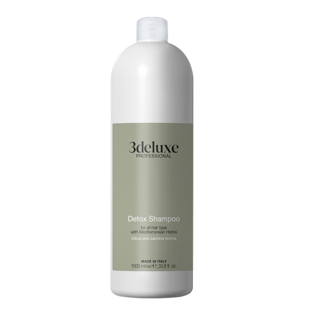 Дълбоко почистващ детокс шампоан за всеки тип коса 3DeLuXe Рrofessional Detox Shampoo 1000ml Дълбоко почистващ детокс шампоан за всеки тип коса 3DeLuXe Рrofessional Detox Shampoo 1000ml