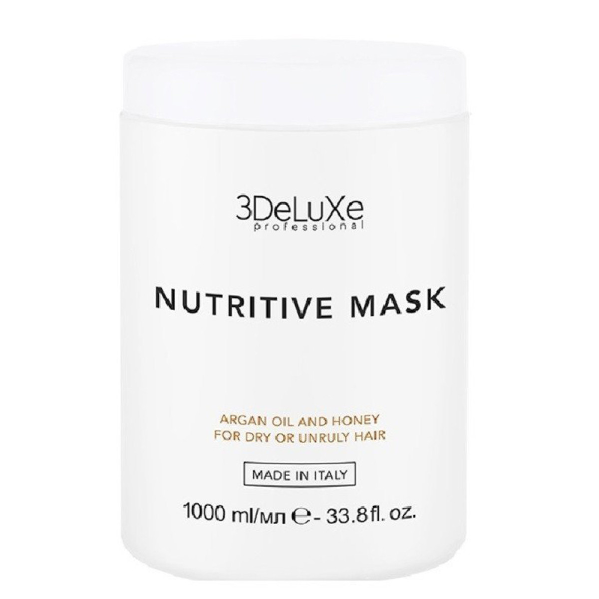 Маска за подхранване на косата 3DeLuXe Рrofessional Nutritive Mask 1000ml