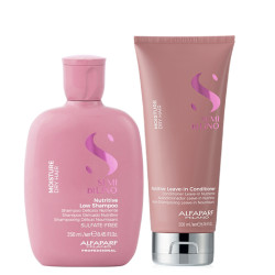 Подхранващ комплект шампоан и балсам ALFAPARF SEMI DI LINO MOISTURE