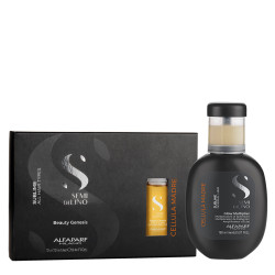 Комплект за интензивен блясък ALFAPARF SEMI DI LINO SUBLIME CELLULA MADRE GLOW MULTIPLIER 150ml + BEAUTY GENESIS 12x13ml