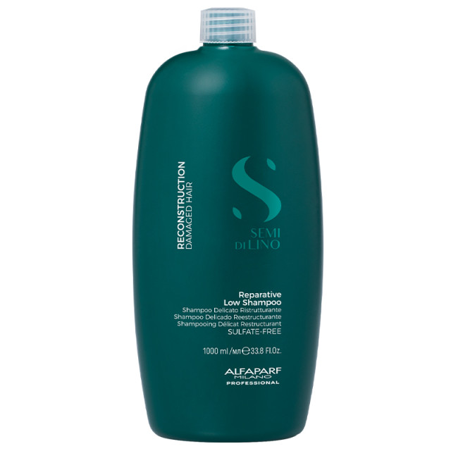 Възстановяващ шампоан с бамбук ALFAPARF SEMI DI LINO RECONSTRUCTION REPARATIVE SHAMPOO 1000ml