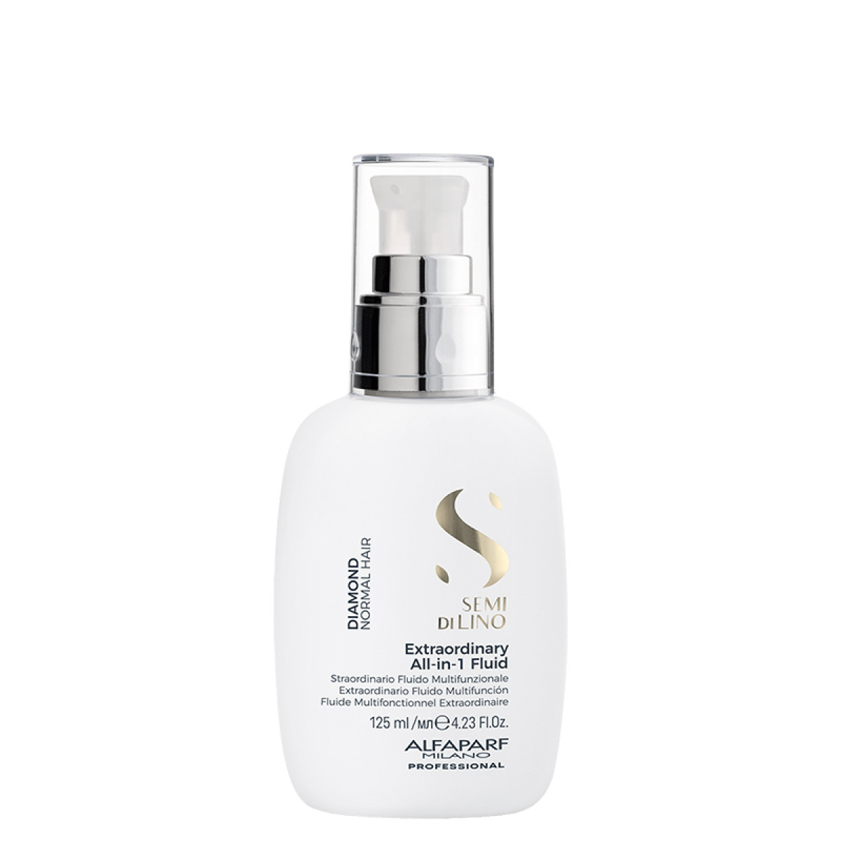 Спрей-флуид за диамантен блясък 10 в 1 ALFAPARF SEMI DI LINO DIAMOND EXTRAORDINARY FLUID 125ml