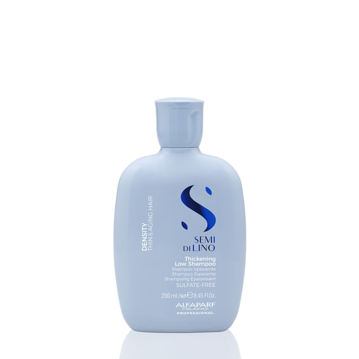 Уплътняващ шампоан за изтъняла коса Alfaparf Semi di Lino Density Thickening Low Shampoo 250ml
