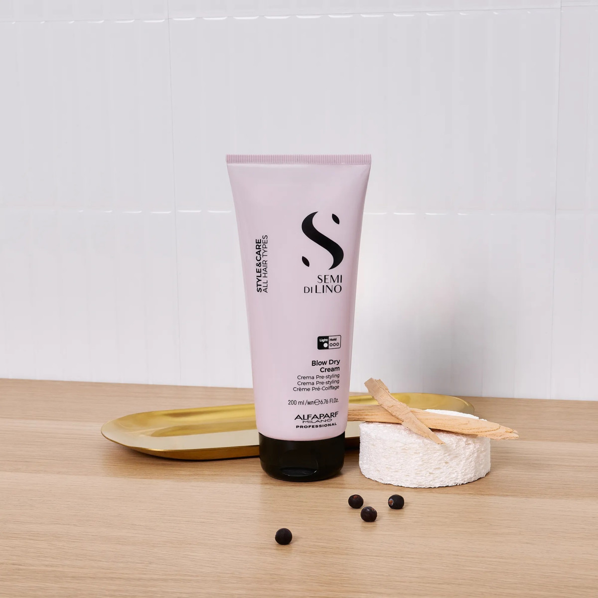 Крем за сешоар без фиксация ALFAPARF Semi di Lino Blow Dry Cream 200ml