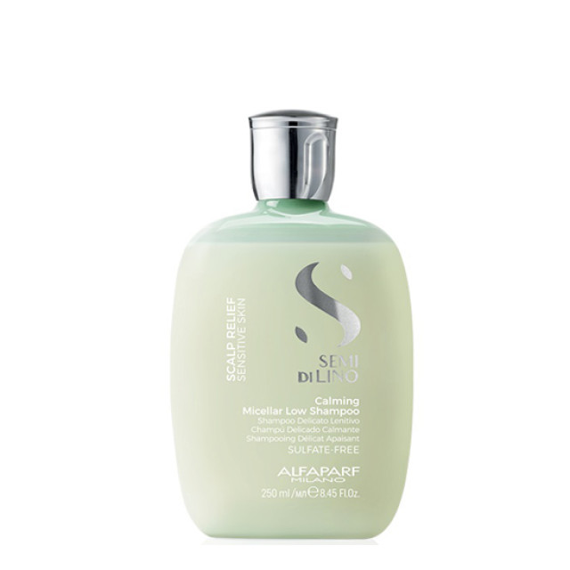 Успокояващ шампоан за чувствителен скалп Alfaparf Semi di Lino Scalp Relief Micellar Low Shampoo 250ml