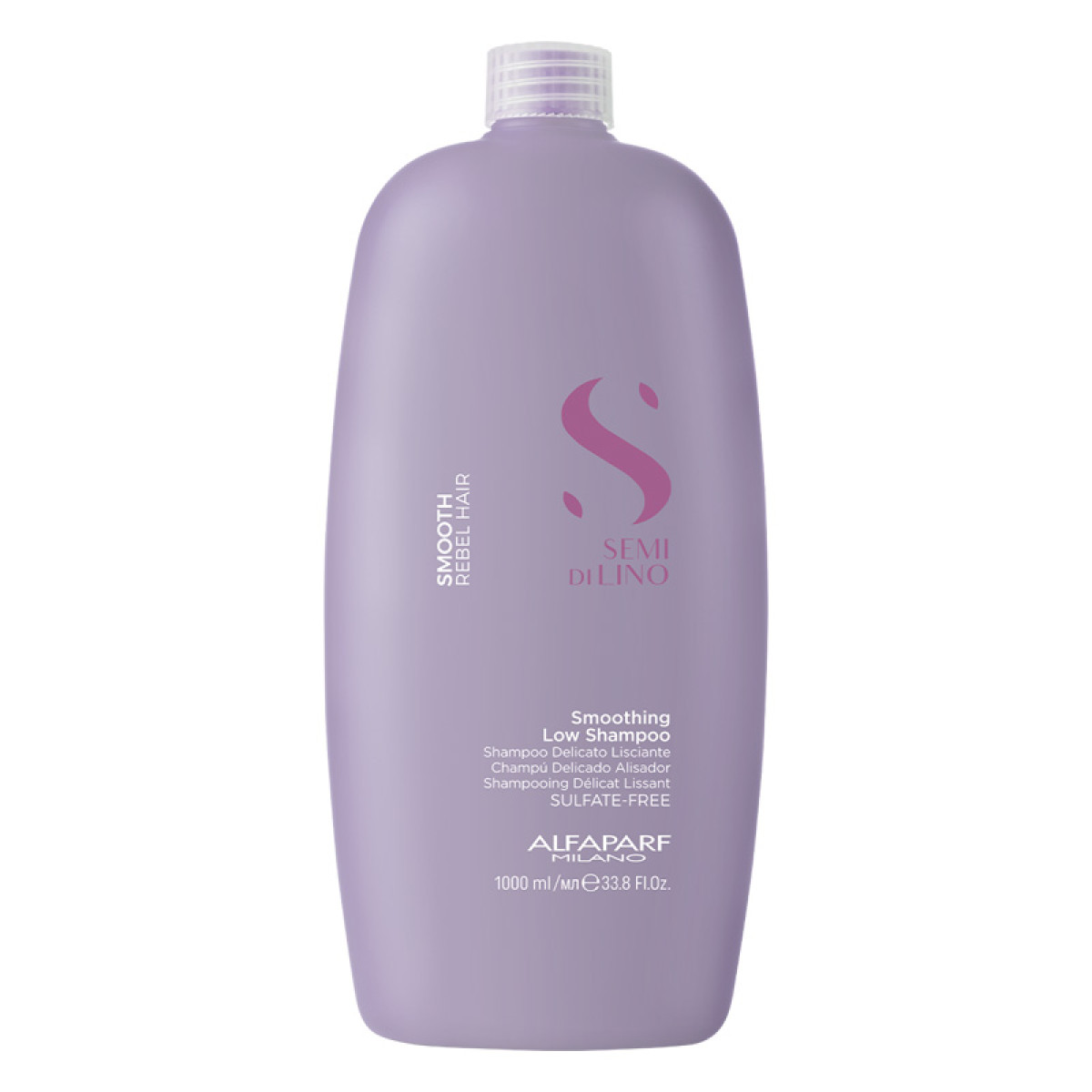 Заглаждащ шампоан за цъфтяща и непокорна коса Alfaparf Semi di Lino Smooth Shampoo 1000ml