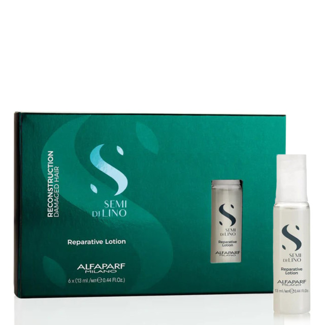Възстановяващи ампули за коса ALFAPARF SEMI DI LINO RECONSTRUCTION REPARATIVE LOTION 6X13ml