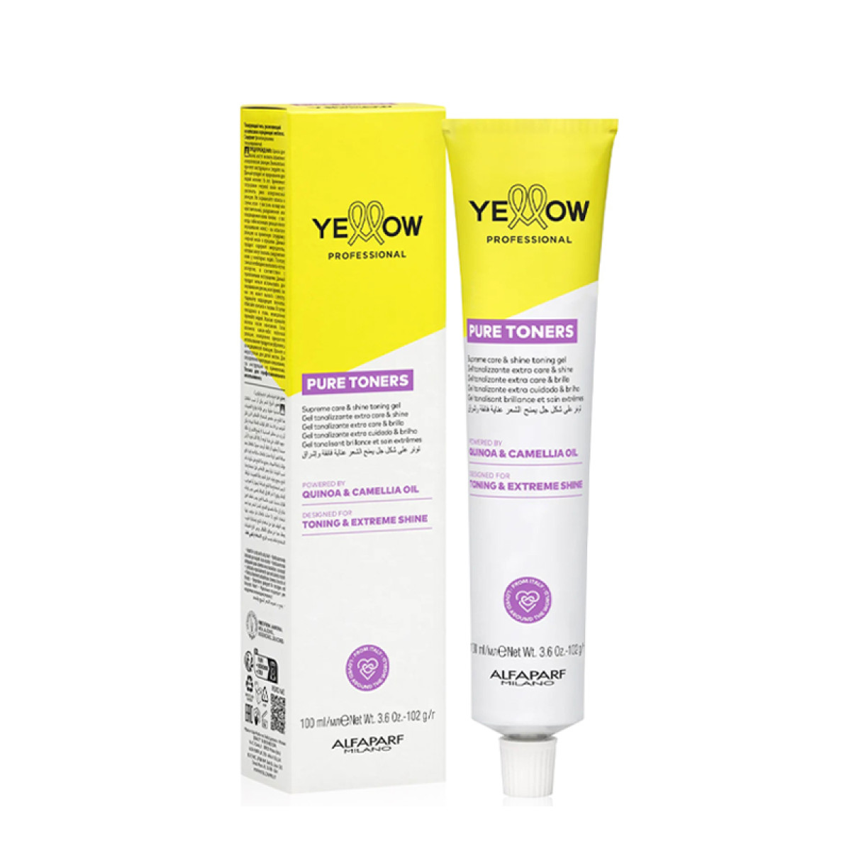Безамонячен тонер Yellow Pure Toners 100ml