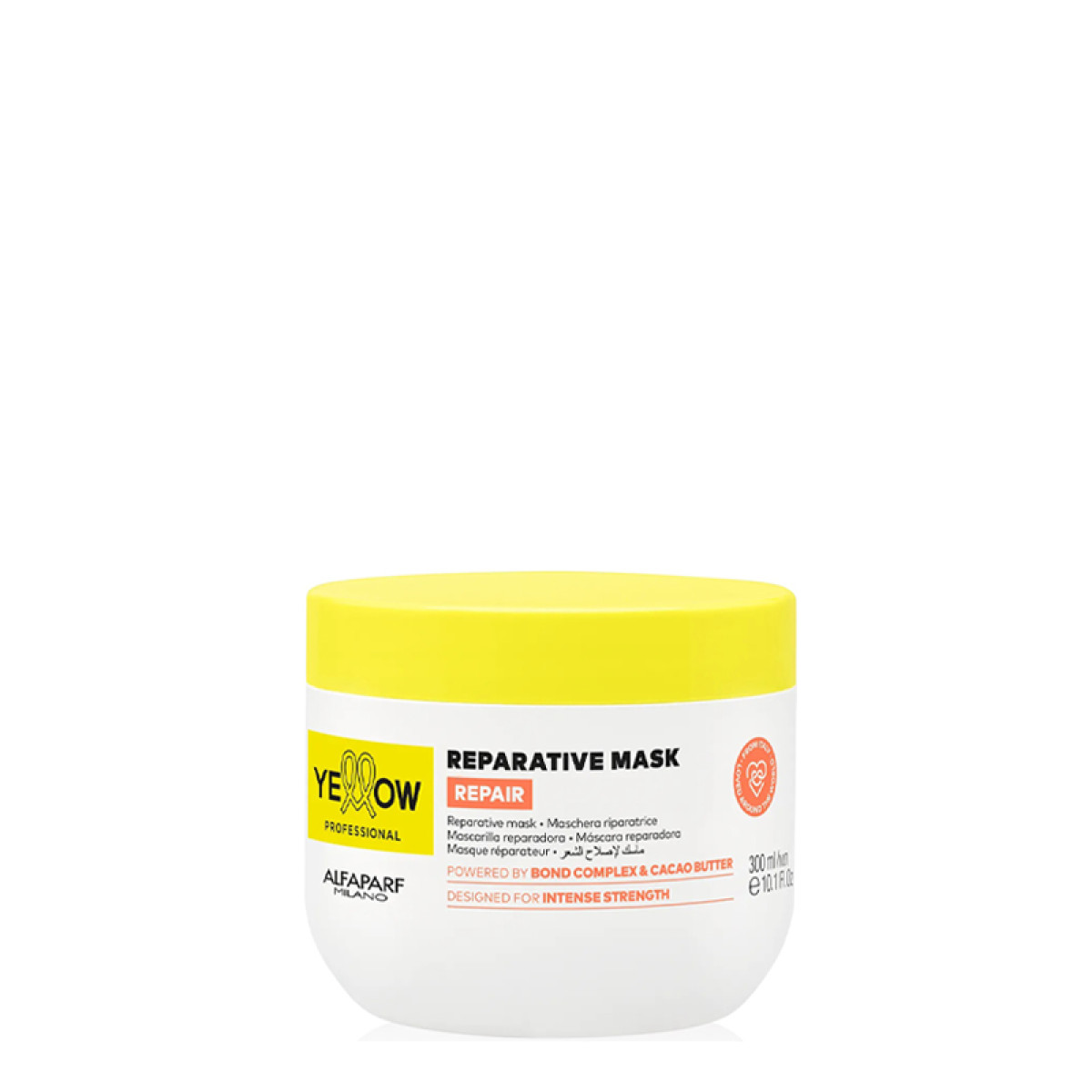 Възстановяваща маска за увредена и изтощена коса Yellow Repair Mask 300ml Възстановяваща маска за увредена и изтощена коса Yellow Repair Mask 300ml