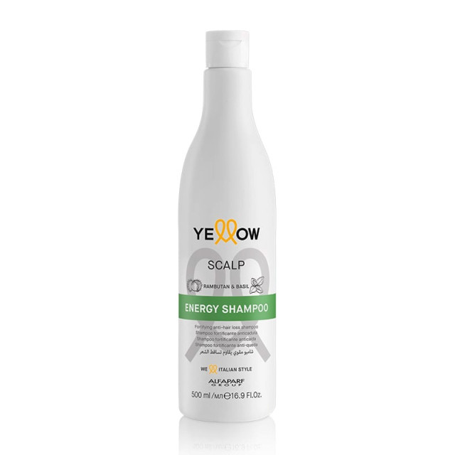 Енергизиращ укрепващ шампоан против косопад Yellow Scalp Energy Shampoo 500ml