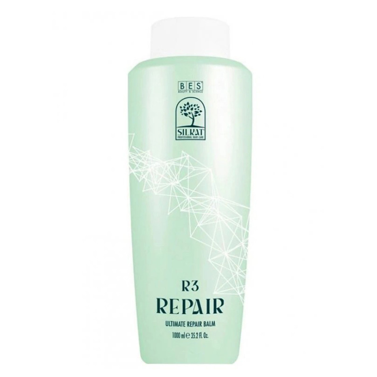 Възстановяващ балсам за увредена и изтощена коса BES Silkat Repair Ultimate Balm R3 1000ml