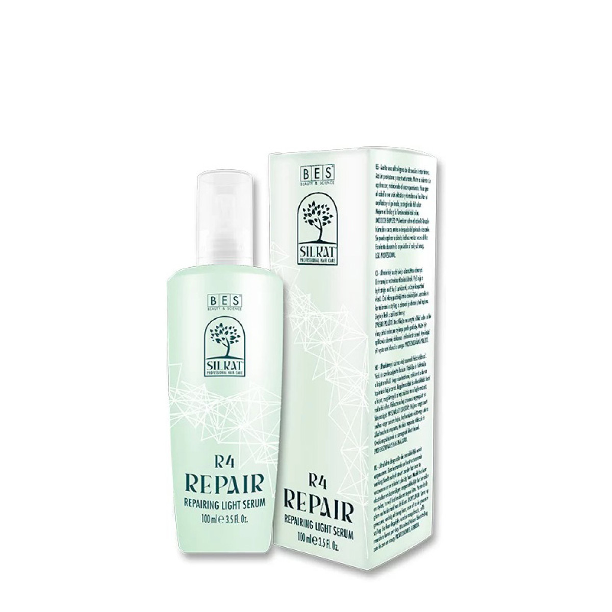 Подхранващо масло за всеки тип коса BES Silkat Repair Repairing Light Serum R4 100ml
