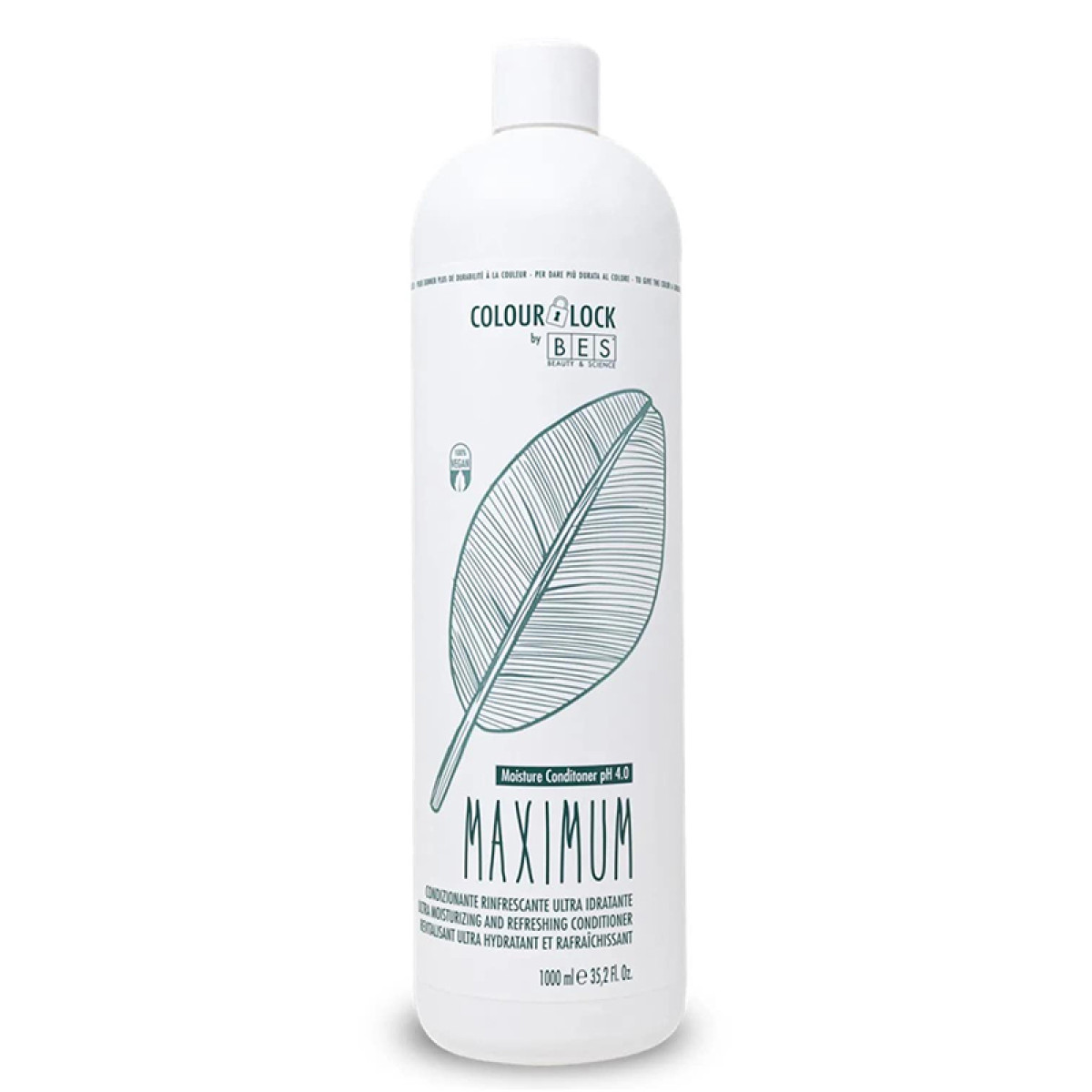 Дълбоко хидратиращ и освежаващ балсам BES Colour Lock Maximum Moisture Conditioner 1000ml