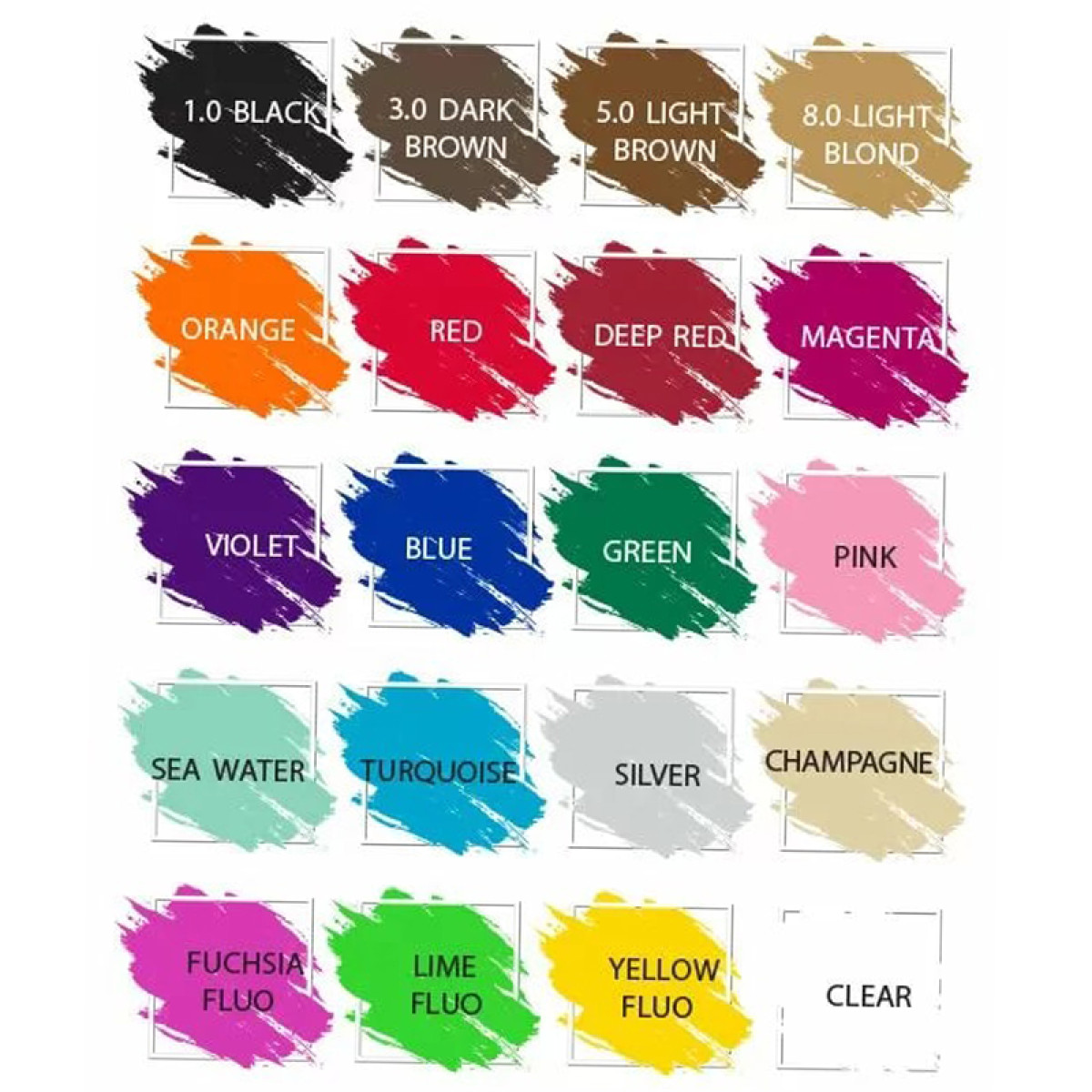 Директен оцветяващ крем BES Movie Colors 170ml