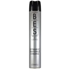 Лак за коса със силна фиксация BES Hair Fashion Dynamic Invisible Strong Hair Spray 500 ml