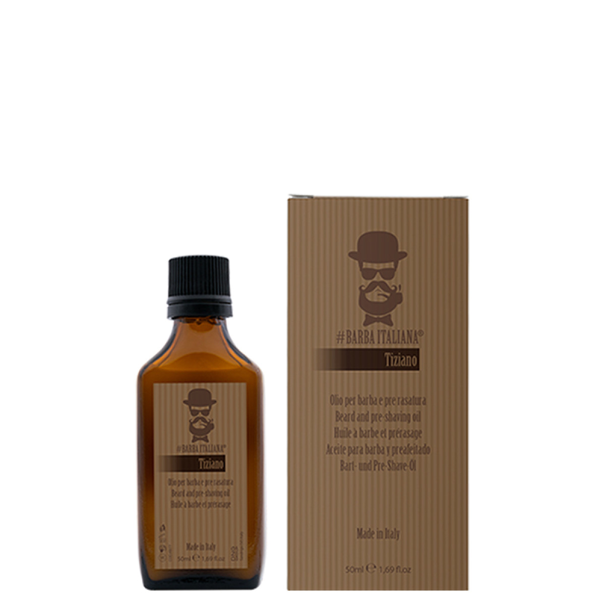Подхранващо масло за брада със защитно действие Barba Italiana Bread Oil Tiziano 50ml