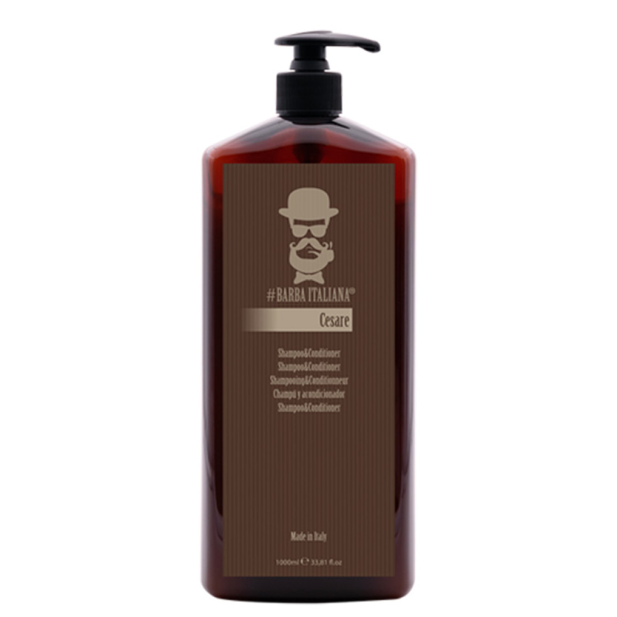 Шампоан и балсам 2в1 за мъже Barba Italiana Cesare Shampoo+Conditioner 1000ml