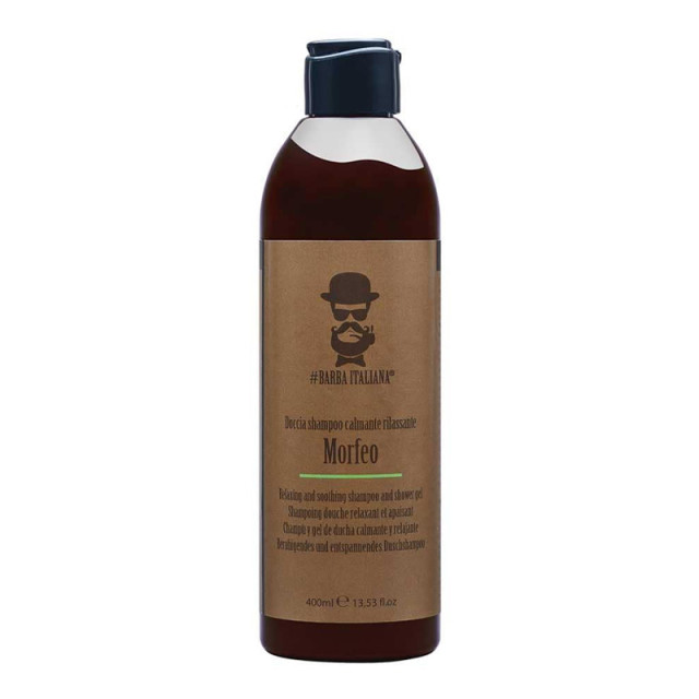Успокояващ шампоан за чувствителна кожа Barba Italiana Morfeo Shampoo And Shower Gel 400ml