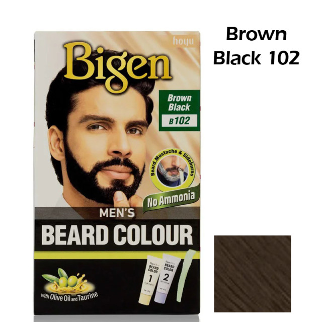 Безамонячна боя за брада Bigen Beard Colour
