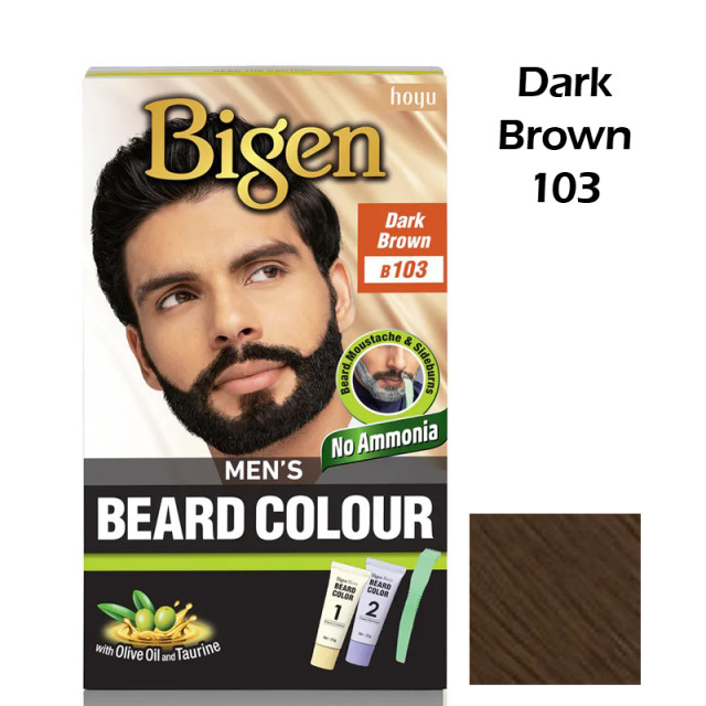 Безамонячна боя за брада Bigen Beard Colour