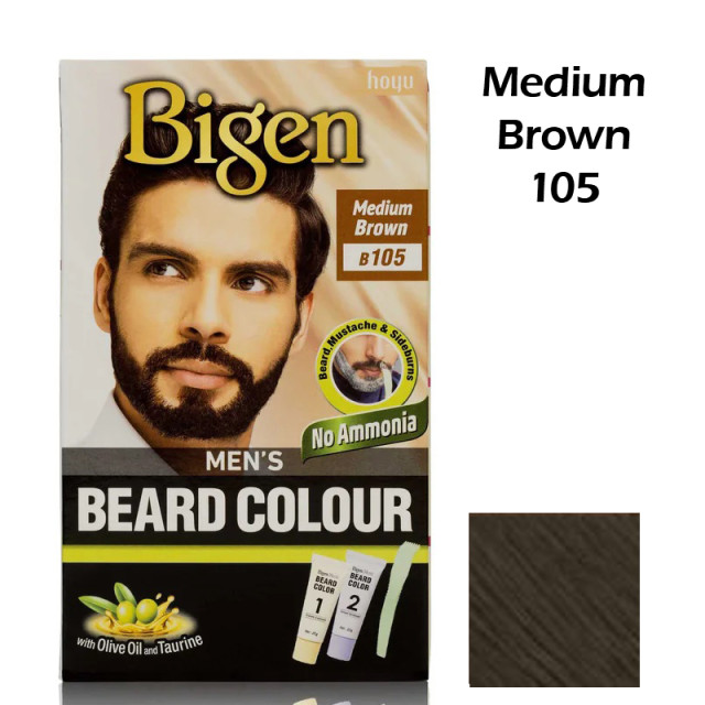 Безамонячна боя за брада Bigen Beard Colour