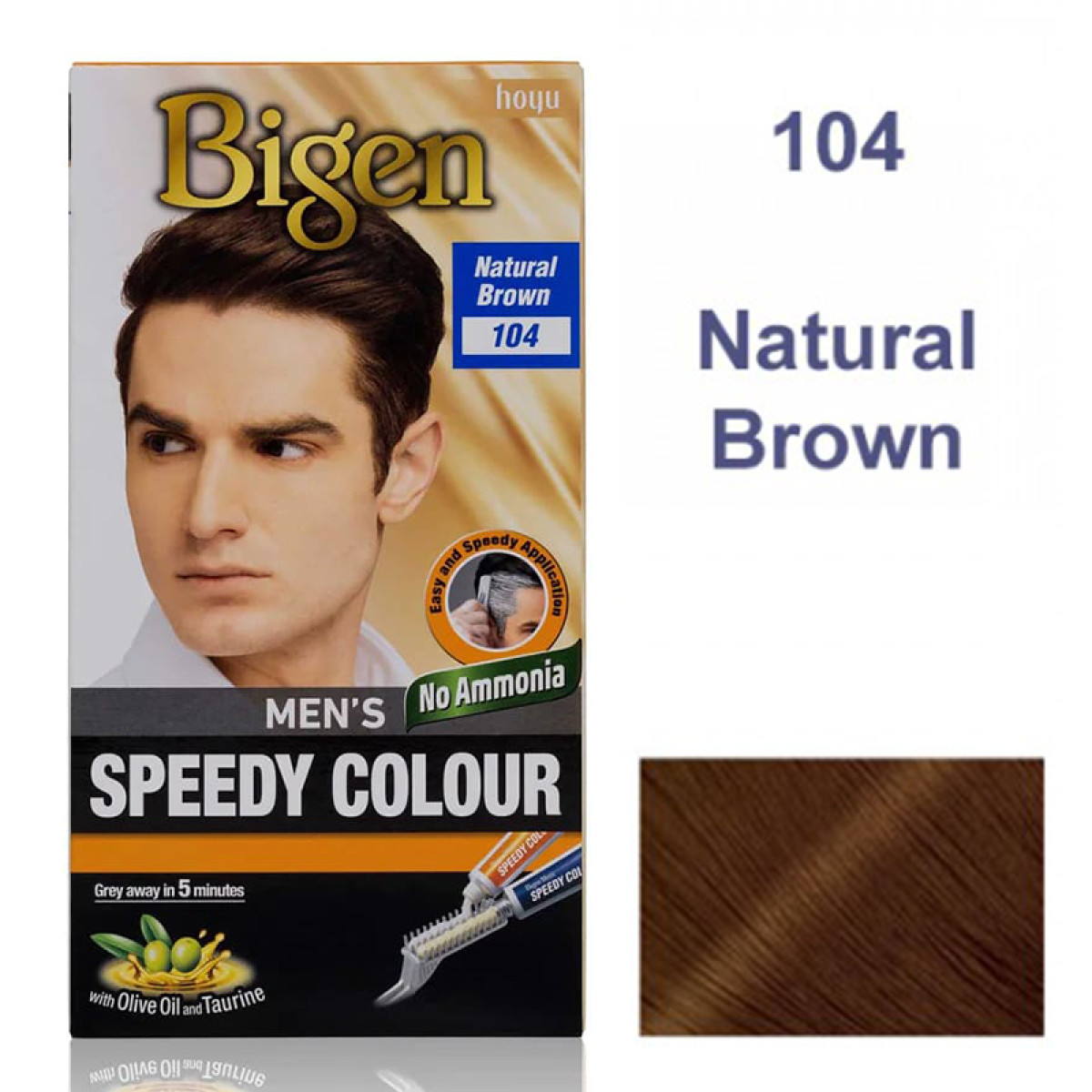 Безамонячна боя за коса за мъже Bigen Speedy Color