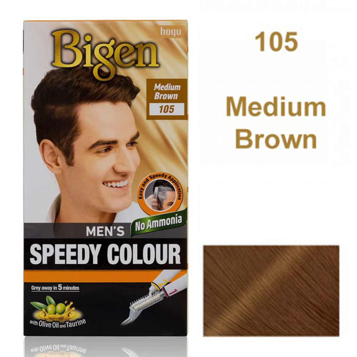 Безамонячна боя за коса за мъже Bigen Speedy Color