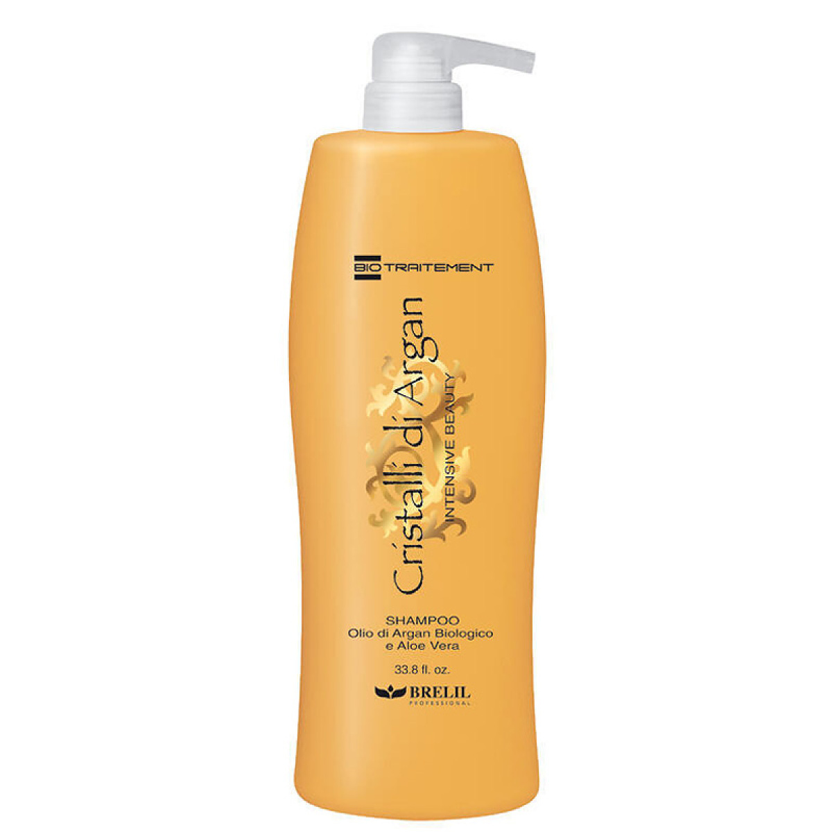 Подхранващ шампоан с арганово масло и алое вера Brelil Cristalli Di Argan Intensive Beauthy Shampoo 1000ml Подхранващ шампоан с арганово масло и алое вера Brelil Cristalli Di Argan Intensive Beauthy Shampoo 1000ml