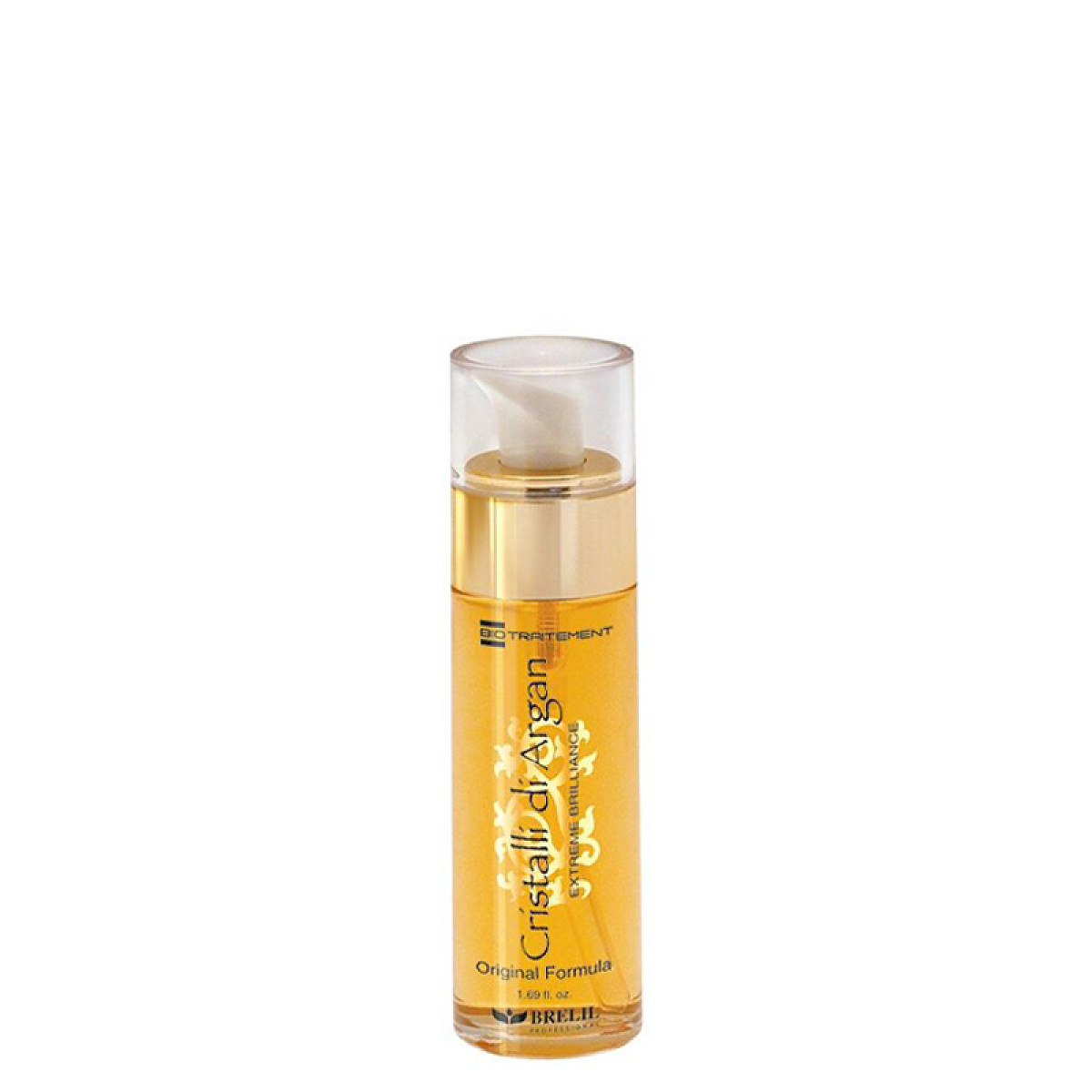 Течни кристали за блясък с арганово масло Brelil Cristalli Di Argan Extreme Brilliance Crystals 50ml Течни кристали за блясък с арганово масло Brelil Cristalli Di Argan Extreme Brilliance Crystals 50ml