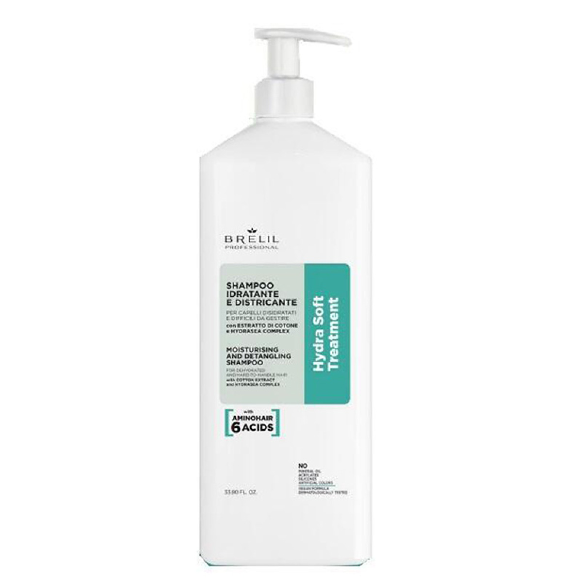 Хидратиращ шампоан с екстракт от памук Brelil Hydra Soft Shampoo 1000ml Хидратиращ шампоан с екстракт от памук Brelil Hydra Soft Shampoo 1000ml