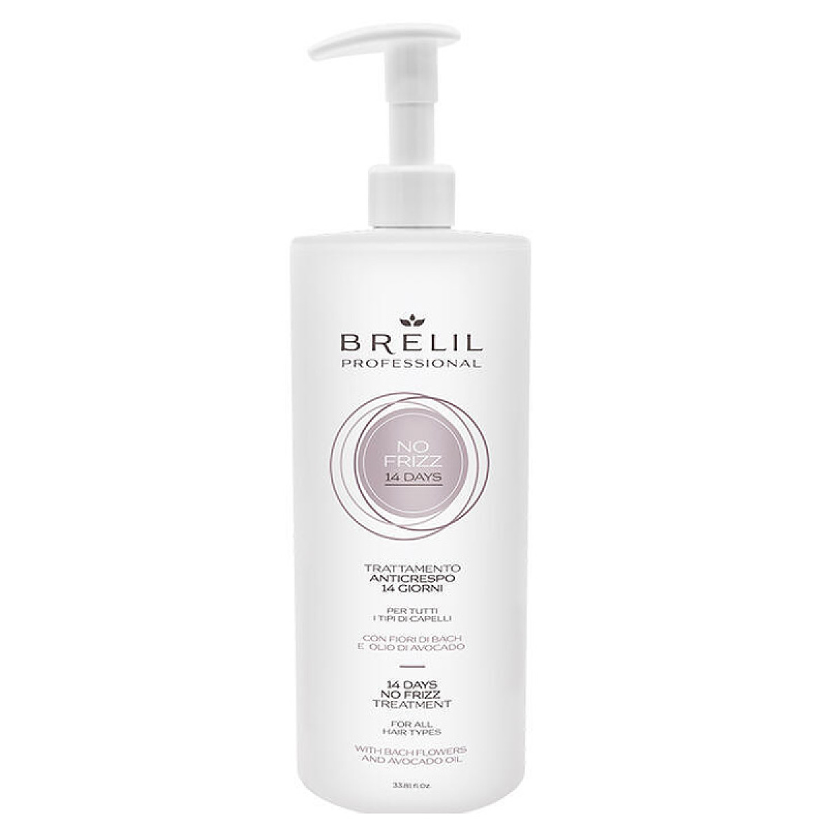 Изглаждаща терапия за непикорна коса Brelil No-Frizz 14 Days No Frizz Treatment 1000ml