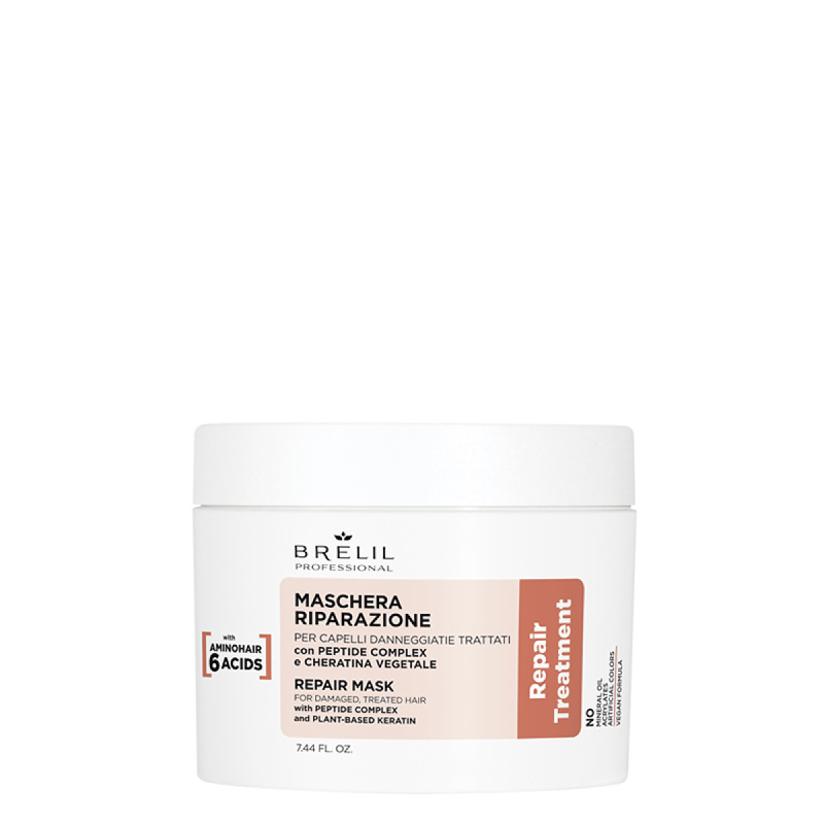 Възстановяваща маска с пептиден комплекс и кератин Brelil Repair Mask 220ml Възстановяваща маска с пептиден комплекс и кератин Brelil Repair Mask 220ml