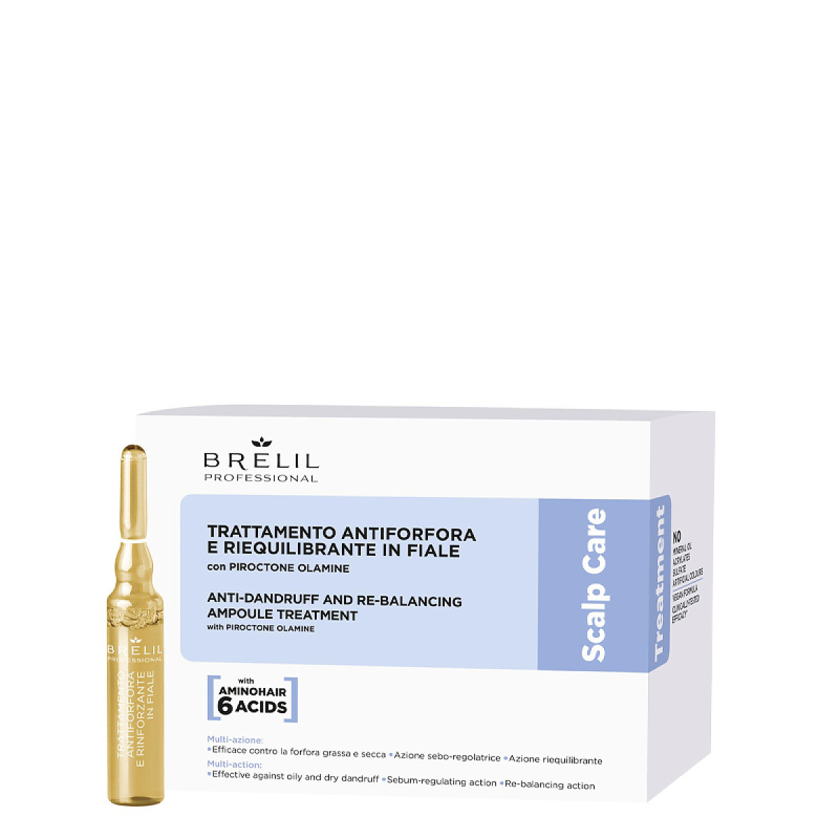 Възстановяващи ампули против пърхот Brelil Scalp Care Anti-Dandruff Lotion 10x7ml Възстановяващи ампули против пърхот Brelil Scalp Care Anti-Dandruff Lotion 10x7ml