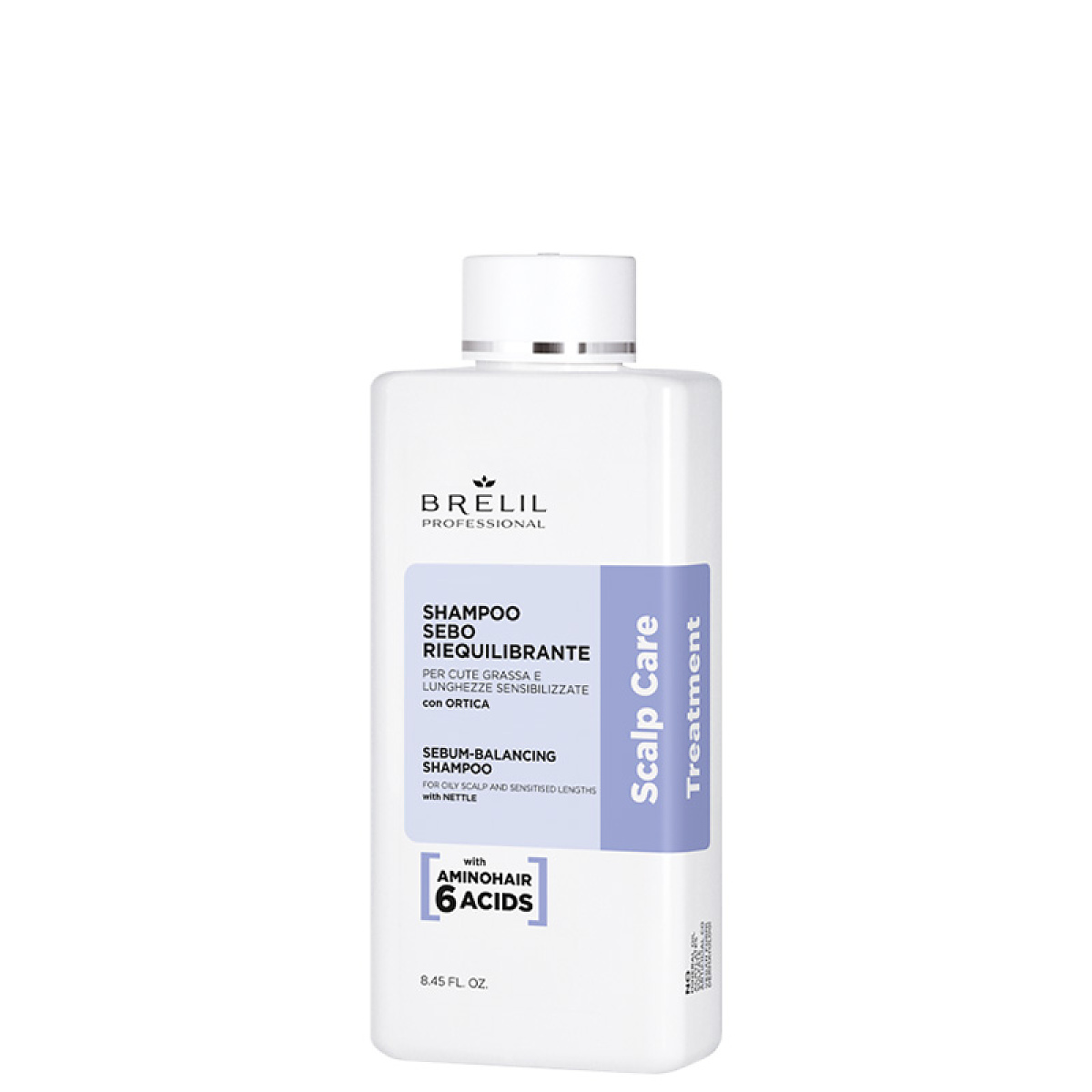 Себорегулиращ шампоан за мазни корени и сухи краища Brelil Scalp Care Sebum-Balancing Shampoo 250ml