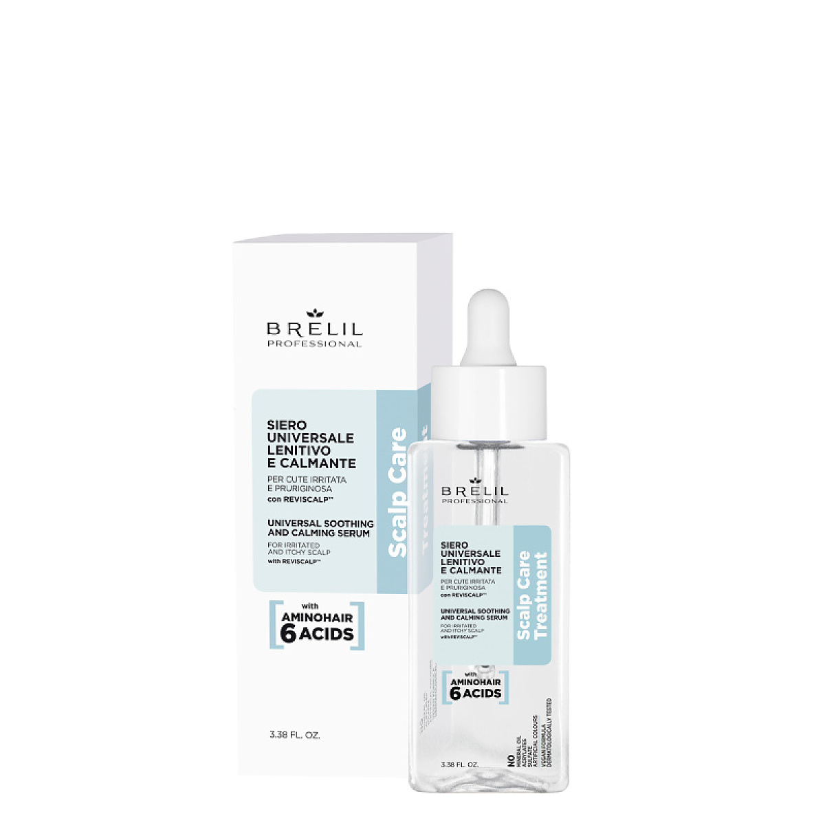 Успокояващ серум за чувствителен скалп Brelil Scalp Care Soothing аnd Calming Oil Serum 100ml Успокояващ серум за чувствителен скалп Brelil Scalp Care Soothing аnd Calming Oil Serum 100ml