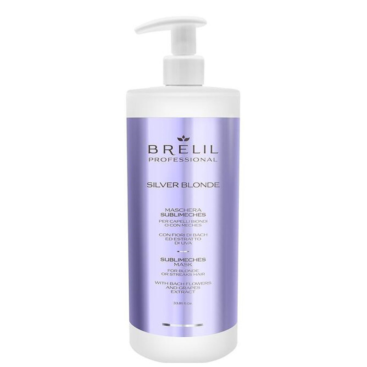 Матираща маска Brelil Silver Blonde Sublіmeches Mask 1000ml Матираща маска Brelil Silver Blonde Sublіmeches Mask 1000ml
