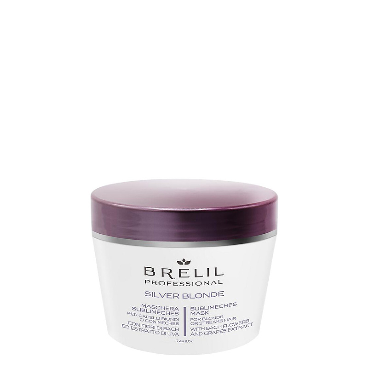 Матираща маска Brelil Silver Blonde Sublіmeches Mask 220ml Матираща маска Brelil Silver Blonde Sublіmeches Mask 220ml