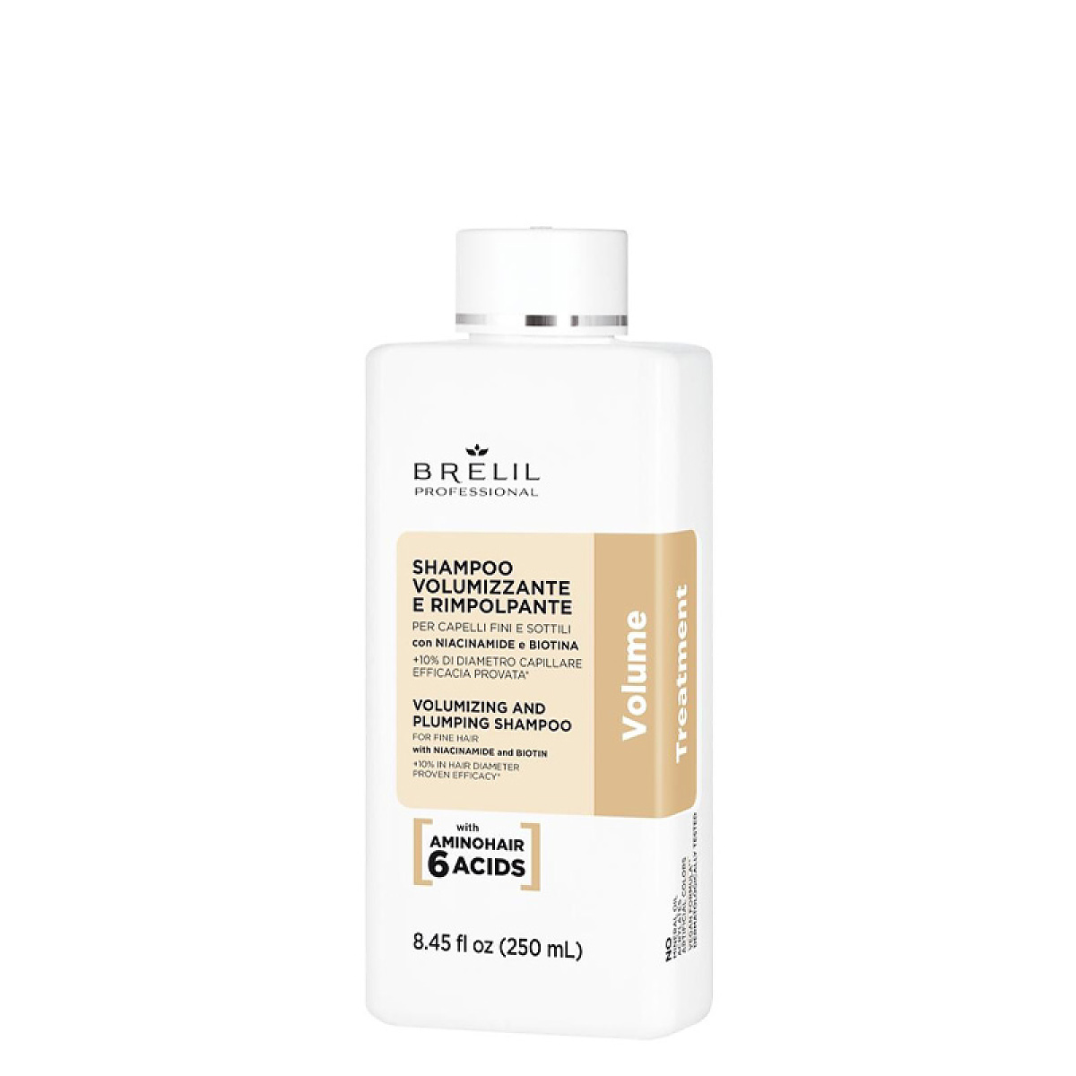 Уплътняващ шампоан за обем и плътност Brelil Volume Shampoo 250ml Уплътняващ шампоан за обем и плътност Brelil Volume Shampoo 250ml
