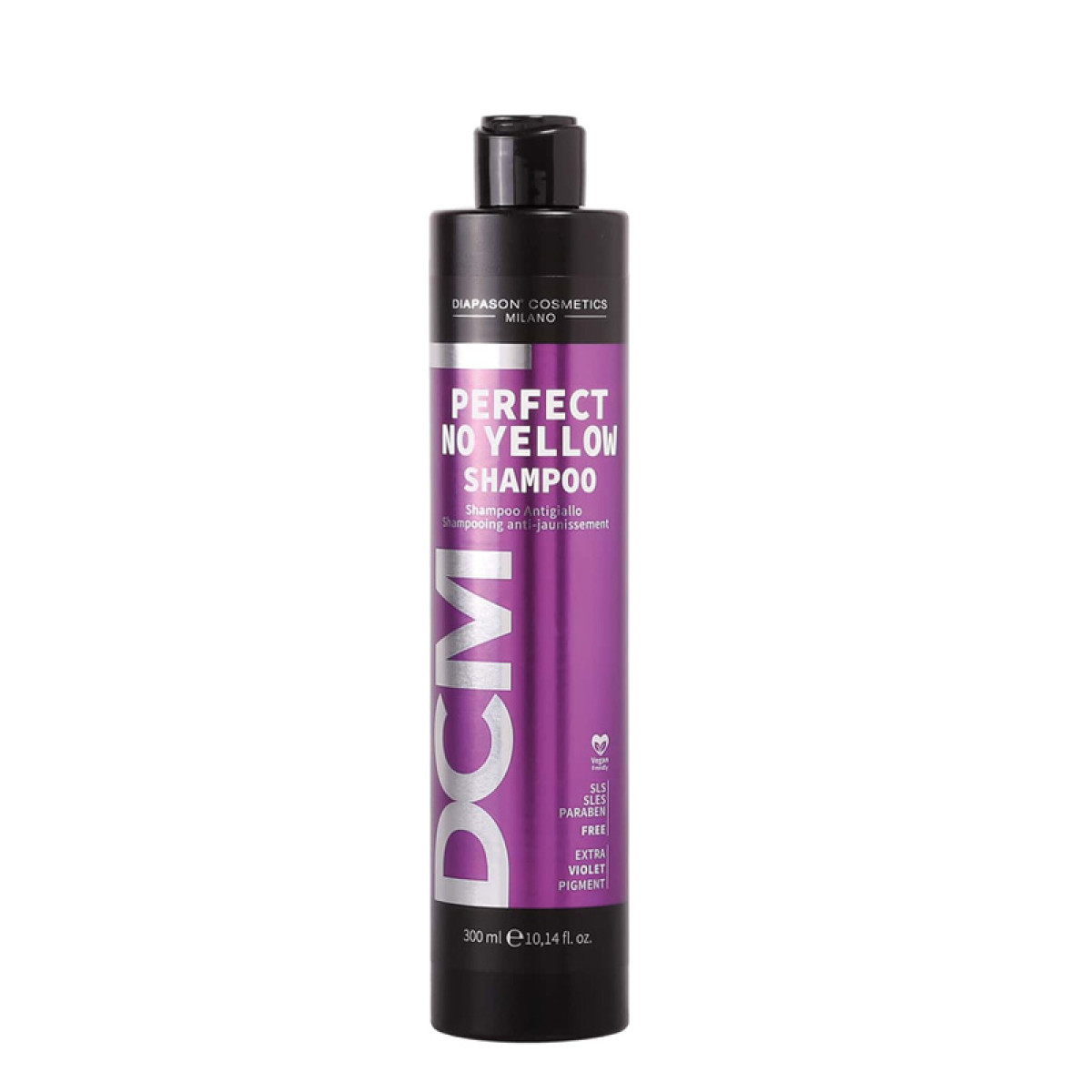 Матиращ шампоан с анти-жълт ефект DCM Perfect No Yellow Shampoo 300ml