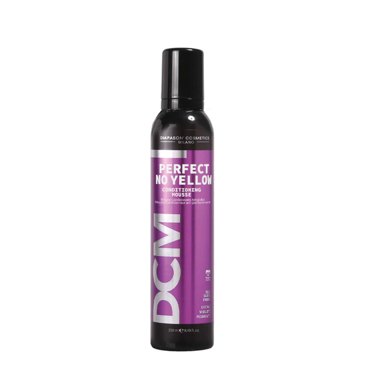 Матираща пяна с анти-жълт ефект DCM Perfect No Yellow Conditioning Mousse 250ml