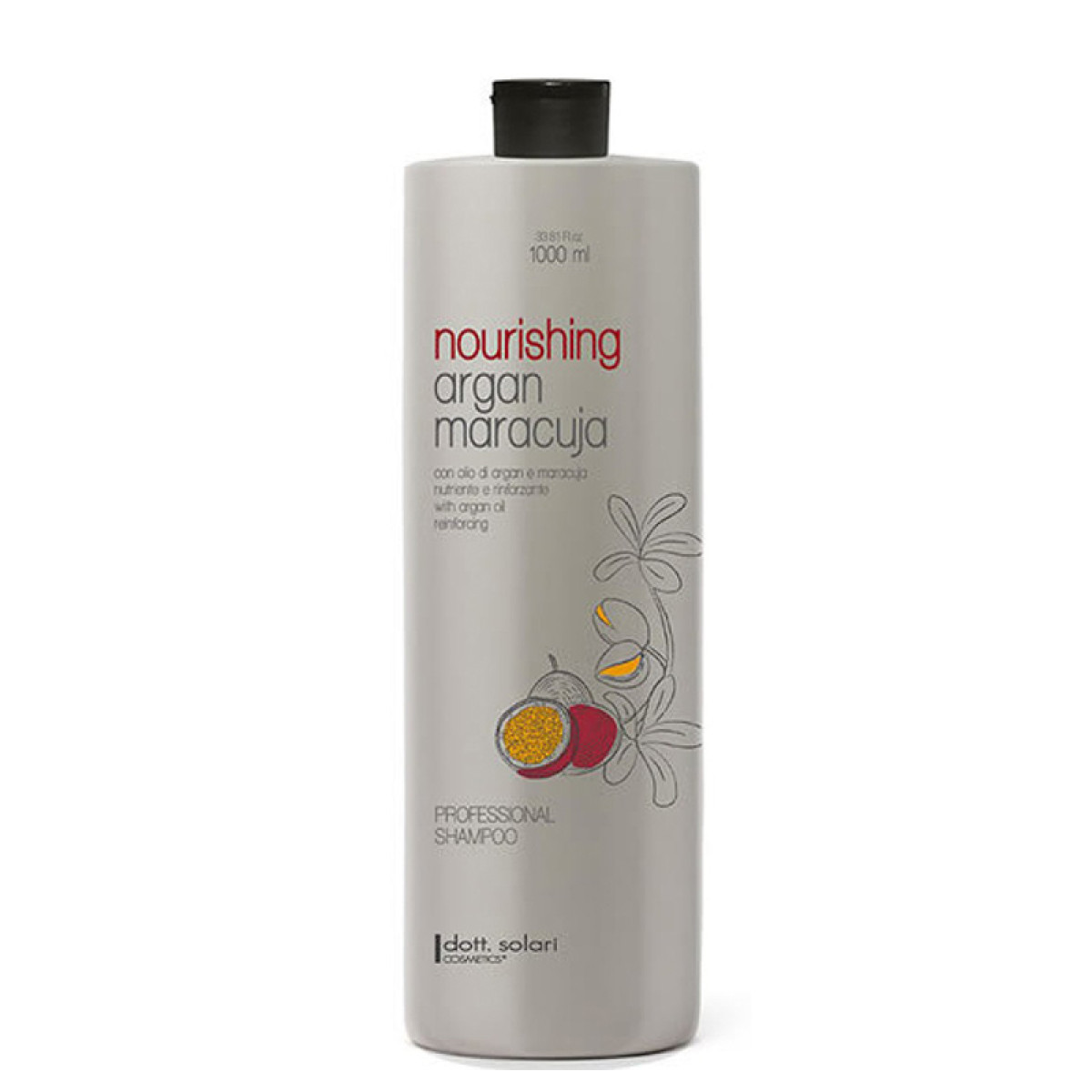 Подхранващ шампоан с арган и маракуя Dott. Solari Cosmetics Nourishing Shampoo 1000ml Подхранващ шампоан с арган и маракуя Dott. Solari Cosmetics Nourishing Shampoo 1000ml