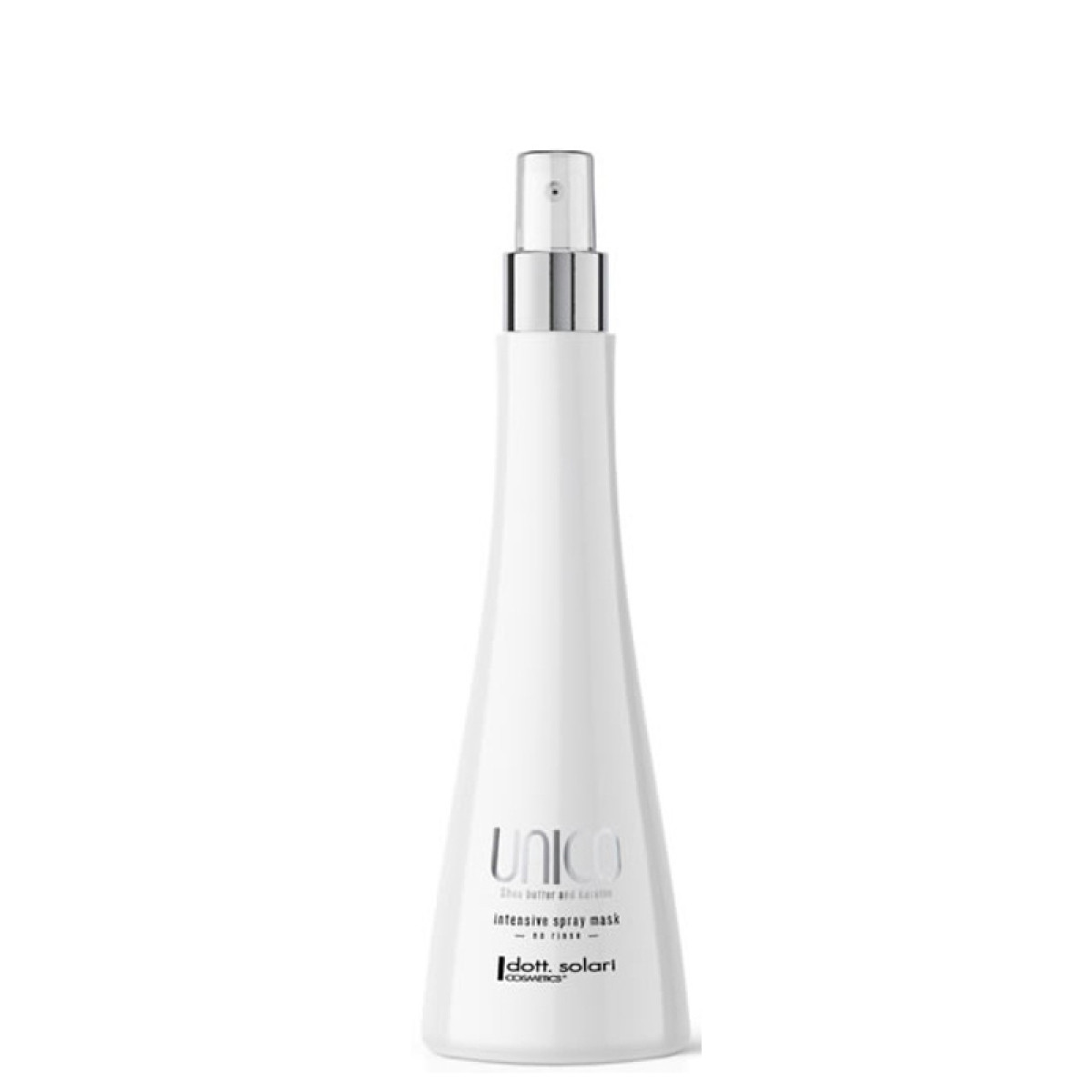 Интензивна спрей-маска с кератин и карите Dott. Solari Cosmetics Unico Classic Edition Spray-Mask 200ml Интензивна спрей-маска с кератин и карите Dott. Solari Cosmetics Unico Classic Edition Spray-Mask 200ml