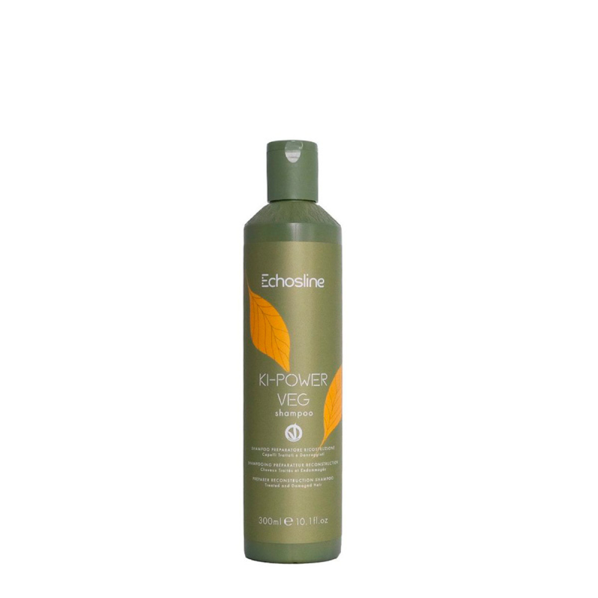 Възстановяващ шампоан с кератин и масло от карите ECHOSLINE Ki-Power Veg Shampoo 300ml