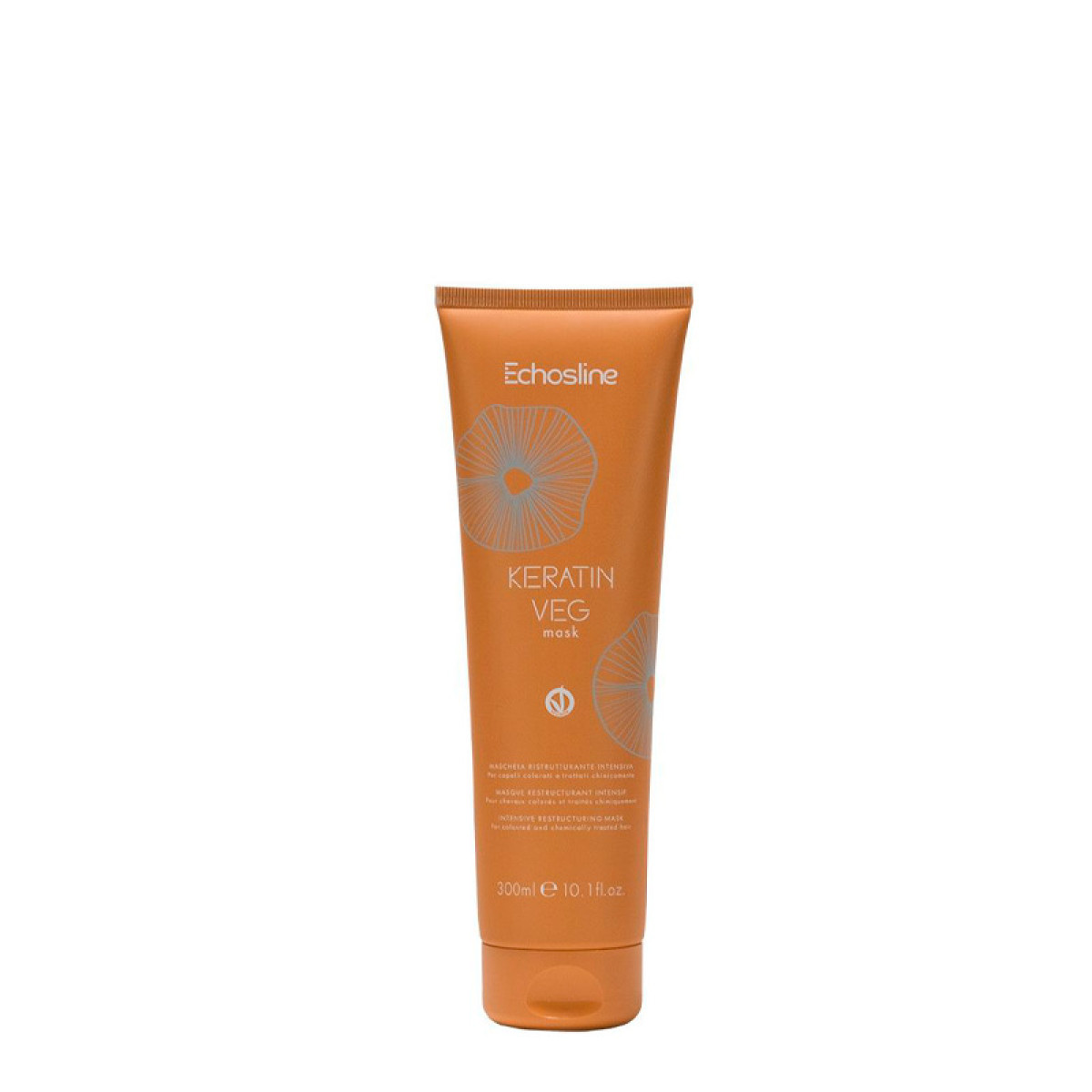 Веган реконструираща маска с растителен кератин ECHOSLINE Keratin Veg Mask 300ml