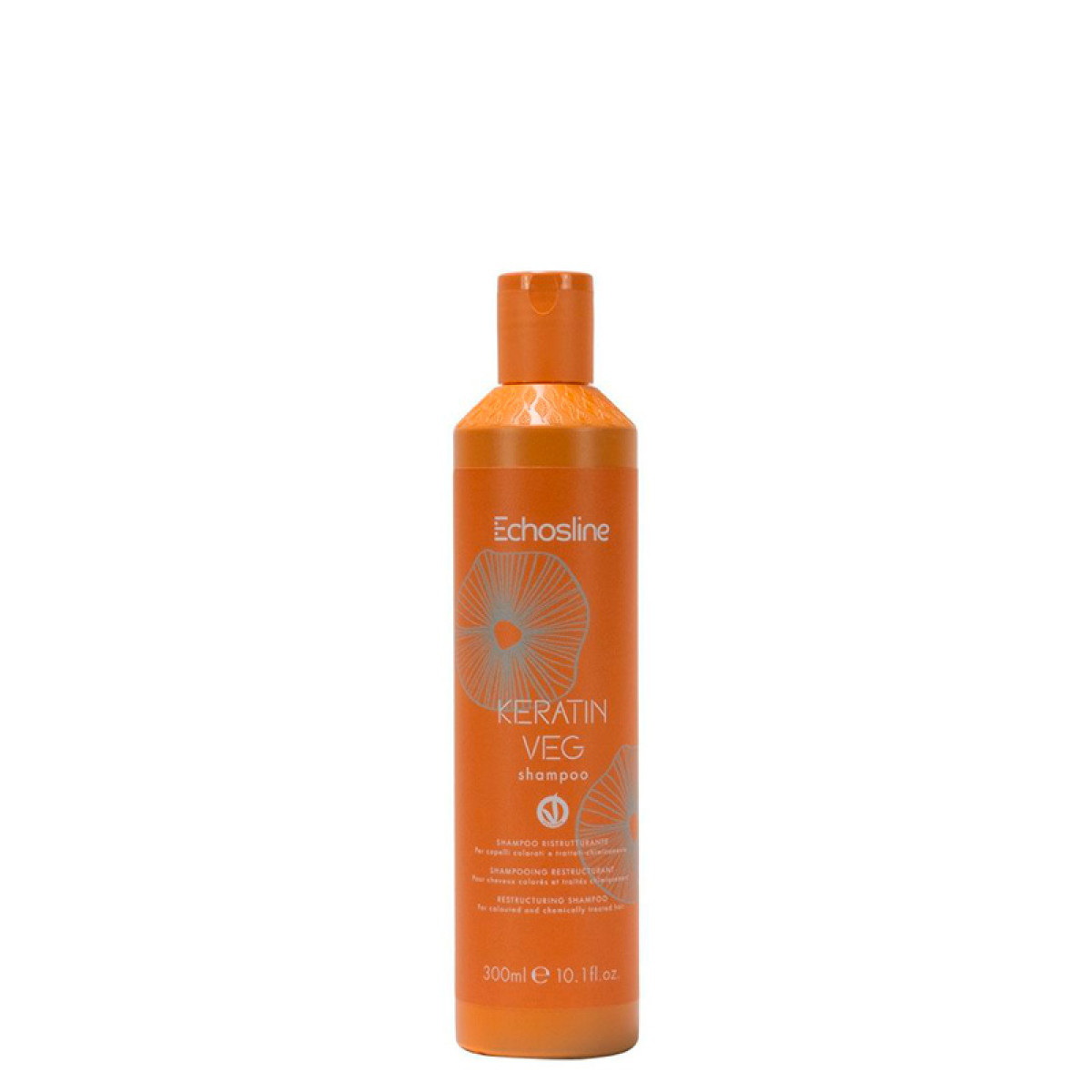 Реконструиращ шампоан с растителен кератин ECHOSLINE Keratin Veg Shampoo 350ml