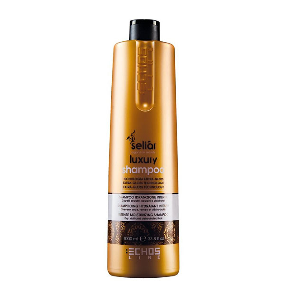 Интензивно хидратиращ шампоан за суха коса ECHOSLINE Seliar Luxury Shampoo 1000ml