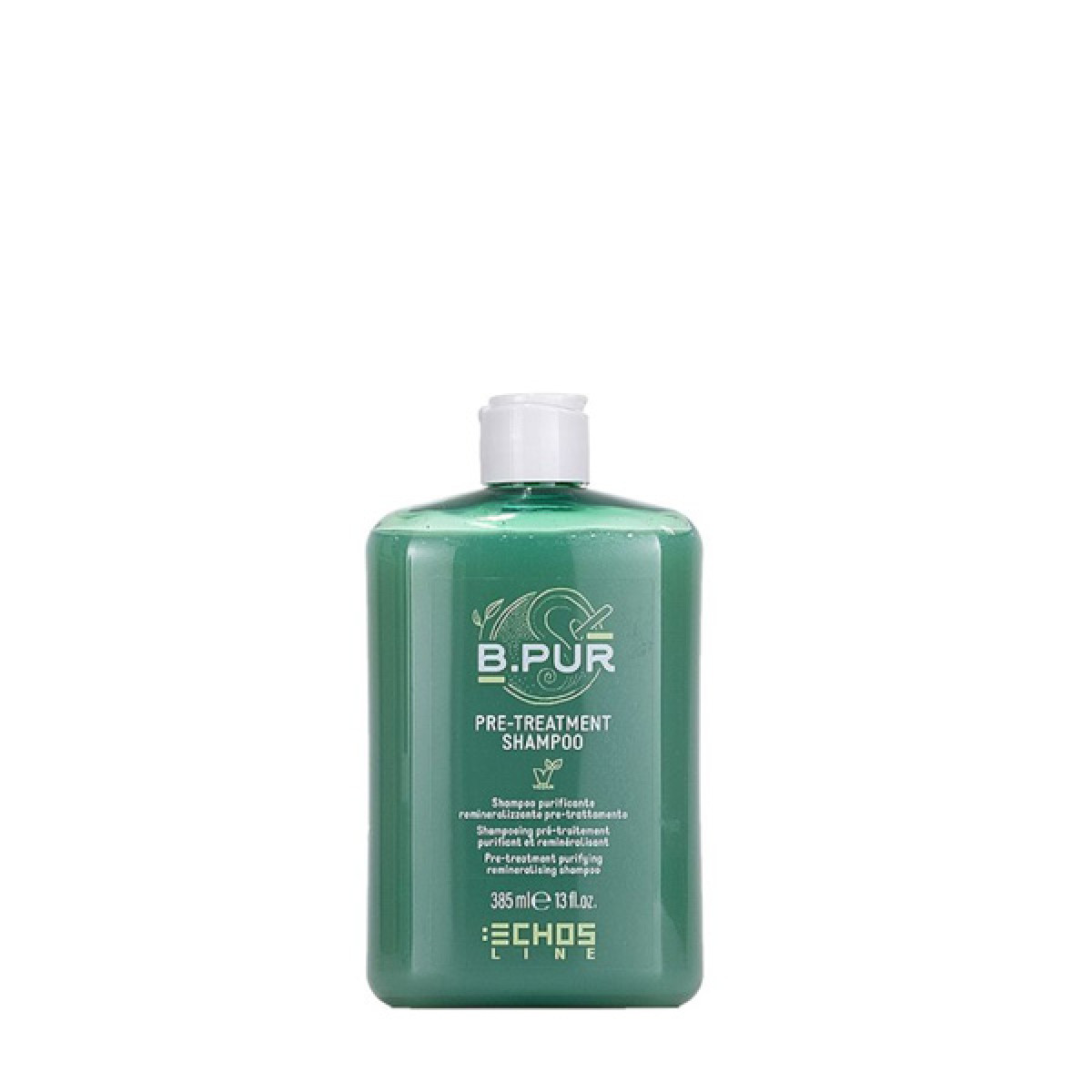 Реминерализиращ шампоан с бяла глина и масло от шеа ECHOSLINE B.PUR Pre-Treatment Shampoo 385ml